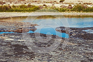 Therapeutic mud in the lake