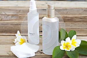 The therapy first serum toners ,cotton,and  collagen water spray natural cosmetics extract herbal health care for skin face