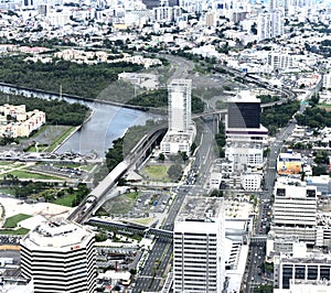 San juan puerto rico aerial view  panorama city