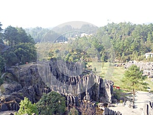 There are all kinds of strange stones in the stone forest