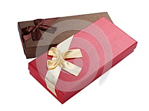 There bow Gift box photo