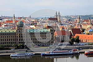 There is a capital of Czech Republic. Prague. Panoram