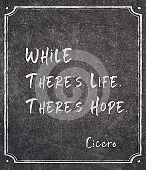 There is hope Cicero quote