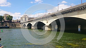 Paris bridges across the Seine