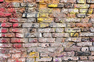 19th century brick wall. Part one photo