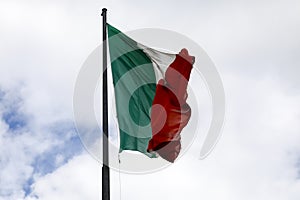 There is the national flag of Italy