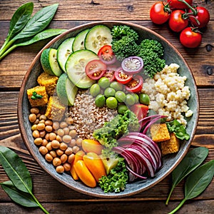 Fresh from the Garden: A Vibrant Veggie Delight! photo