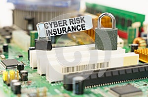 There is a sticker on the motherboard that says - Cyber Risk Insurance