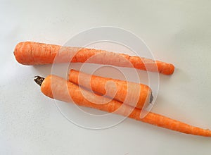 there are three carrots before processing