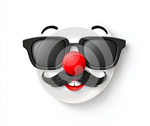 There are three types of Fasching Mask: rote Nase, Nerdbrille & Schnurrbart