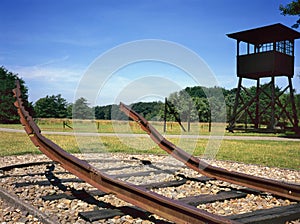 Watch post former dutch Camp Westerbork photo