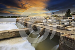 Thermal electric Power Plant beside river side location