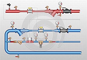 Thermal energy metering station