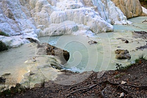 Thermal Hot Spring with Calcifications in Italy