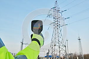 Thermal imaging inspection of electrical energy equipment