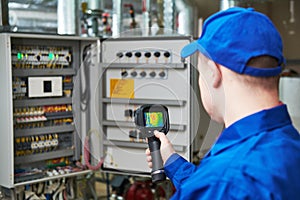 Thermal imaging inspection of electrical equipment