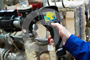 Thermal imaging inspection of water pump equipment