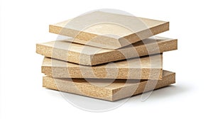 Thermal Insulation Board Isolated on White Background