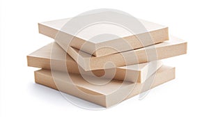 Thermal insulation board isolated on white background