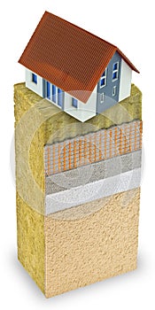 Thermal insulation coatings for building energy efficiency photo