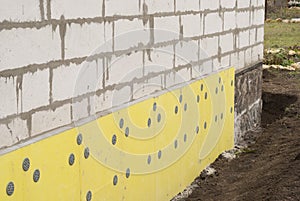 Thermal insulation of the foundation