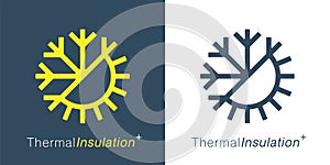 Thermal insulation icon photo