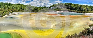 Thermal lake Artist's Palette , New Zealand