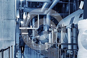 Thermal power plant piping and instrumentation