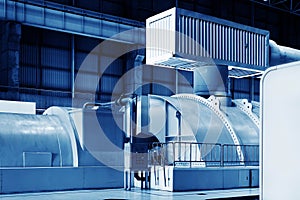 Thermal power plant piping and instrumentation,