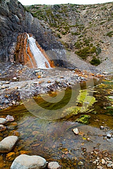 Thermal springs, Cajon del Maipo, Chile