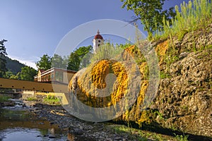 Thermal springs at Sklene Teplice