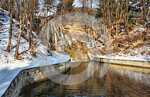 Thermal waterfall Lucky - Slovakia