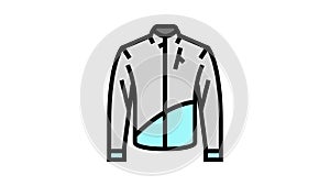 thermals motorcycle color icon animation