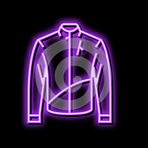 thermals motorcycle neon glow icon illustration