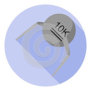 Thermistor vector image photo