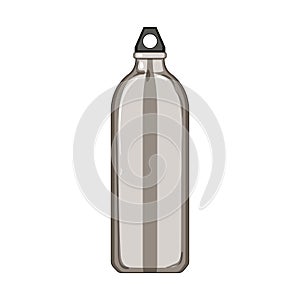 thermo stainless bottle cartoon vector illustration