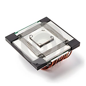 Thermoelectric Module isolated on a white background