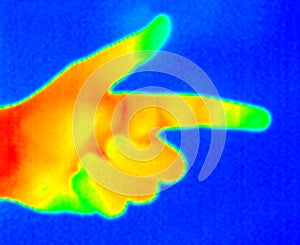 Thermograph-Pointing Hand 2