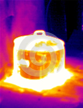 Thermograph- Steaming pot 2