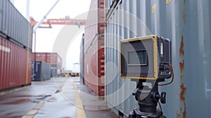 A thermographic imaging camera captures the temperature patterns of containers effectively detecting any discrepancies