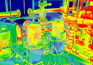 Thermography of water pumps