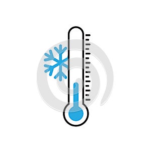 Thermometer cold icon - From forecast, Climate and Meteorology icons, widget icons