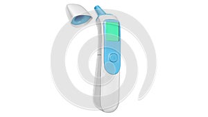 Thermometer digital test health with open lid