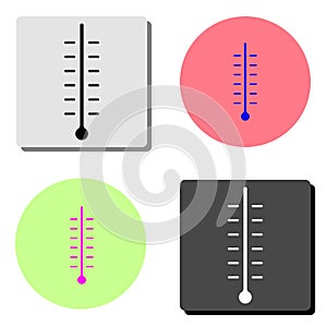 Thermometer. flat vector icon