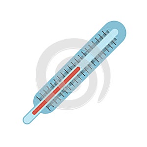 Thermometer icon measurement medical instrument for health