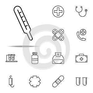 thermometer icon. medical icons universal set for web and mobile