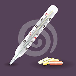 Thermometer medical Celsius
