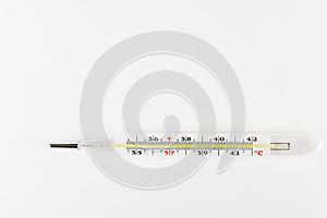 Thermometer. The medical tool for measurement of body temperature