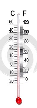 Thermometer scale photo