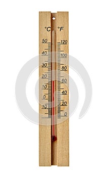 Thermometer with two scales